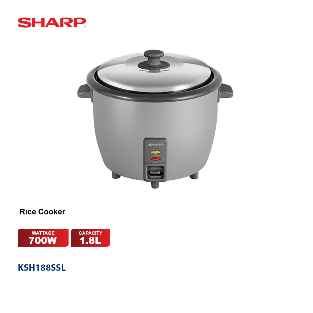SHARP KSH188SSL 1.8L NON STICK POT RICE COOKER Cima Wholesale Sdn Bhd