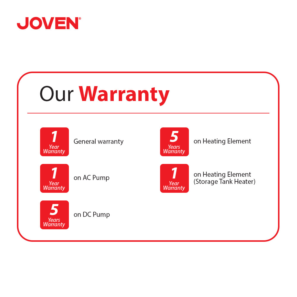 JOVEN i88e 3.6kW NON-PUMP INSTANT WATER HEATER | Cima ...