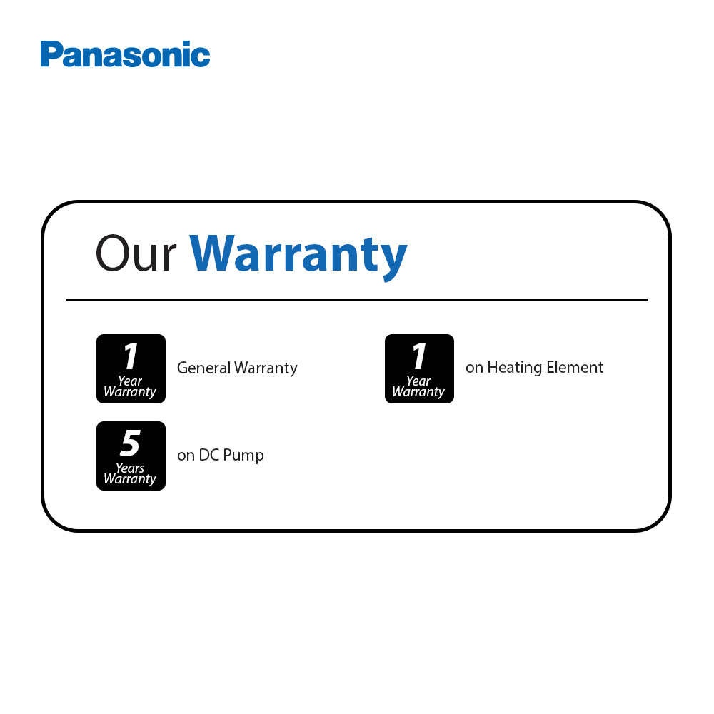 PANASONIC DH-3DNP1MSR 3.6kW JET DC PUMP WITH RAIN SHOWER INSTANT WATER  HEATER